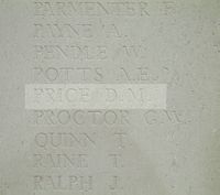 David Price memorial